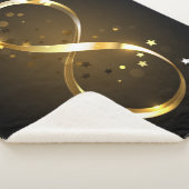 Gouden Oneindigheidssymbool Sherpa Deken (3/4)