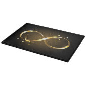 Gouden Oneindigheidssymbool Snijplank (Hoek)