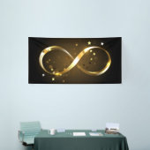 Gouden Oneindigheidssymbool Spandoek (Beurs)