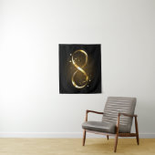 Gouden Oneindigheidssymbool Wandkleed (In situ)