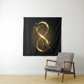 Gouden oneindigheidssymbool wandkleed (In Situ (horizontaal))