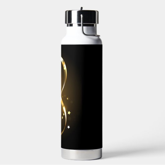 Gouden Oneindigheidssymbool Waterfles (Links)