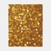 Gouden onscherpte glitter, sprankelende textuur. fleece deken (Voorkant)