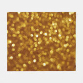 Gouden onscherpte glitter, sprankelende textuur. fleece deken (Voorkant (Horizontaal))