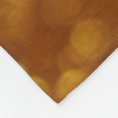 Gouden onscherpte glitter, sprankelende textuur. fleece deken (Hoek)