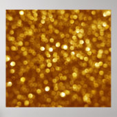 Gouden onscherpte glitter, sprankelende textuur. poster (Voorkant)