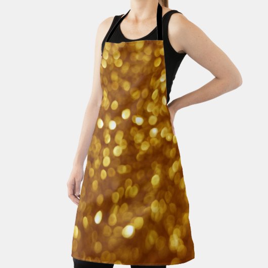 Gouden onscherpte glitter, sprankelende textuur. schort (Insitu)