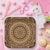 Gouden Ontwerp 9"Vierkant Document Bord (Feest)