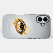 Gouden oog links Case-Mate iPhone case (Achterkant (horizontaal))