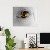 gouden oog poster (Thuiskantoor)