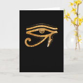 Gouden oog van de Egyptische hiëroglief van RA Kaart (Gele Bloem)