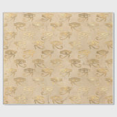 Gouden oog van Horus Patroon Cadeaupapier (Vlak)