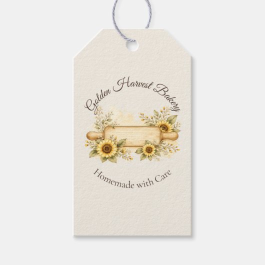Gouden Oogst Bakkerij Cadeaulabel (Voorkant)