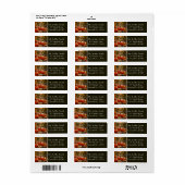 Gouden Oogst Dankdag Etiket (Full Sheet)