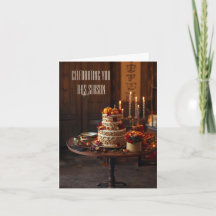 Gouden Oogst Elegantie Thanksgiving Verjaardag