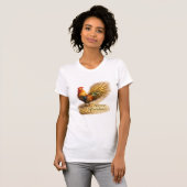 Gouden Oogst Haan T-Shirt (Voorkant volledig)
