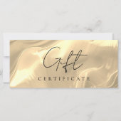 Gouden Opal Steen Achtergrond Cadeaubon Kaart (Voorkant)