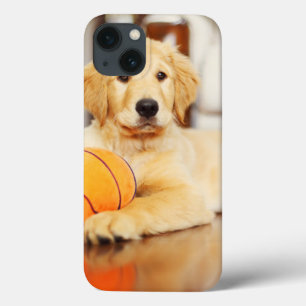 Gouden ophaalster met Basketball Speelgoed Case-Mate iPhone Case