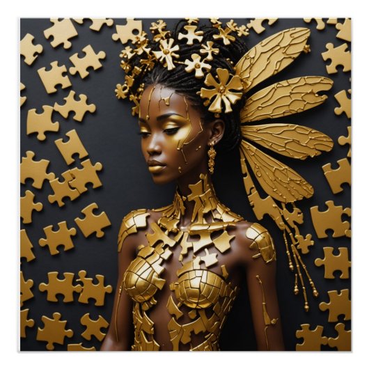 Gouden Opstijging Perfect Poster (Voorkant)