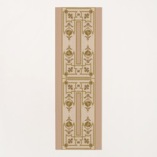 gouden opulent yogamat (Voorkant)
