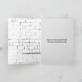 gouden opvrager met pensioen kaart (Binnen)