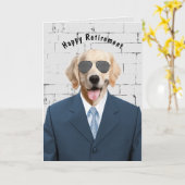 gouden opvrager met pensioen kaart (Gele Bloem)