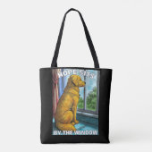 gouden opvrager tote bag (Achterkant)