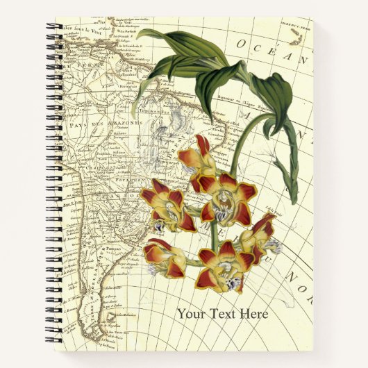 Gouden Orchidee Verkennersnotitieboek Notitieboek (Voorkant)