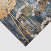 Gouden Oriëntaalse Bloemen Tissuepapier (Detail)