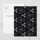 Gouden Ornament Briefkaart (Voorkant / Achterkant)