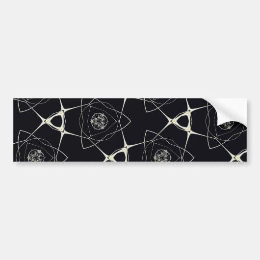 Gouden Ornament Bumpersticker (Voorkant)