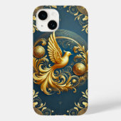 Gouden Ornament met vogelmotief Case-Mate iPhone Case (Achterkant)
