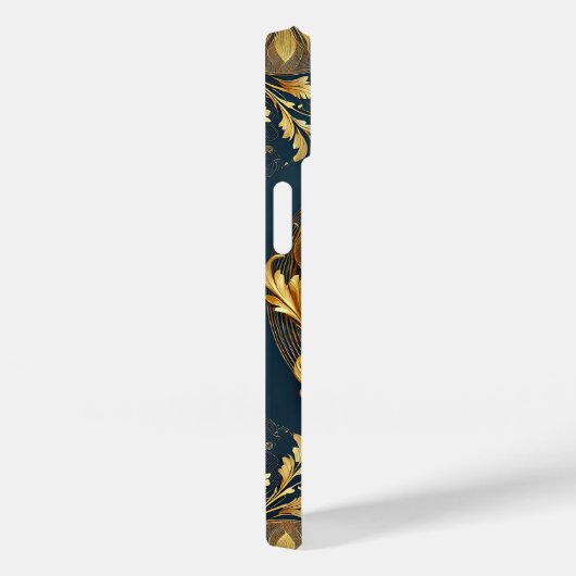 Gouden Ornament met vogelmotief Case-Mate iPhone Case (Achterkant / Rechts)