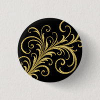 Gouden ornamentele kalligrafie bloeit