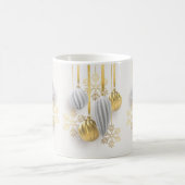 Gouden Ornamenten Kerst Koffiemok (Center)