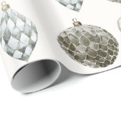 Gouden Ornamenten kerstinpakpapier Cadeaupapier (Rol Hoek)