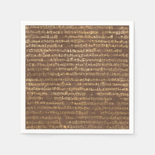 Gouden Oud-Egyptische Patronen Servet