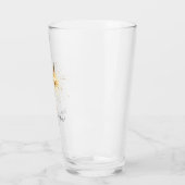 Gouden Oud en Nieuw-dag viering vonken Glas (Links)