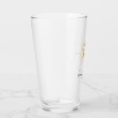 Gouden Oud en Nieuw-dag viering vonken Glas (Rechts)