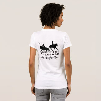 Gouden Paard Dressuur & Werkende Equitatie T-Shirt