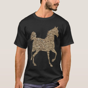 Gouden Paard Grafische Heren T-shirt 