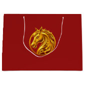 Gouden Paard Groot Cadeauzakje (Voorkant)