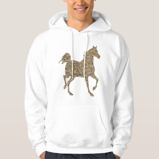 Gouden Paard Hoodie (Voorkant)