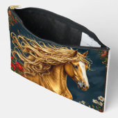 Gouden Paard met Golvende Manen Etui (Open)