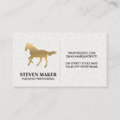 Gouden Paard | Paardensport Visitekaartje (Voorkant)