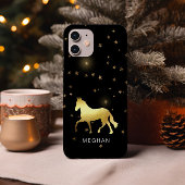 Gouden Paard Sterren Ruitersport Gepersonaliseerd  Case-Mate iPhone Case