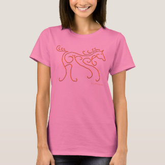 Gouden paard. t-shirt
