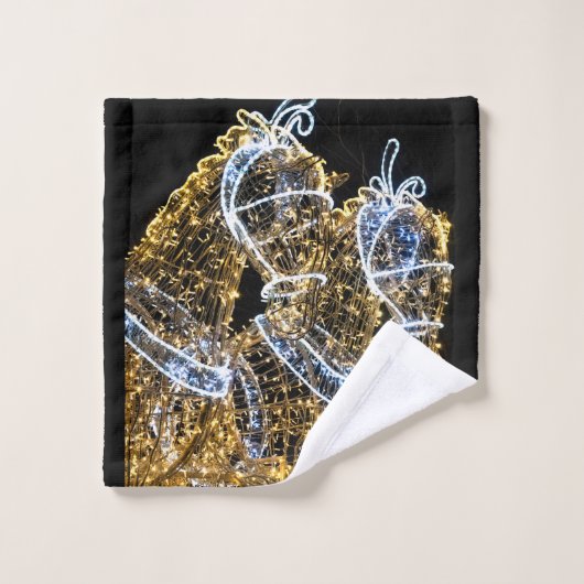 Gouden paarden galopperen washandje (Wasdoekje)