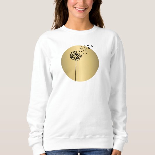 Gouden Paardenbloem Sweatshirt (Voorkant)