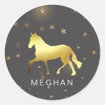 gouden paardensterren ruitermonogram
